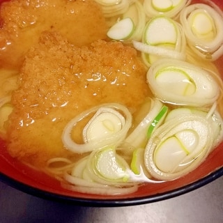 【麺料理】フライドチキンうどん